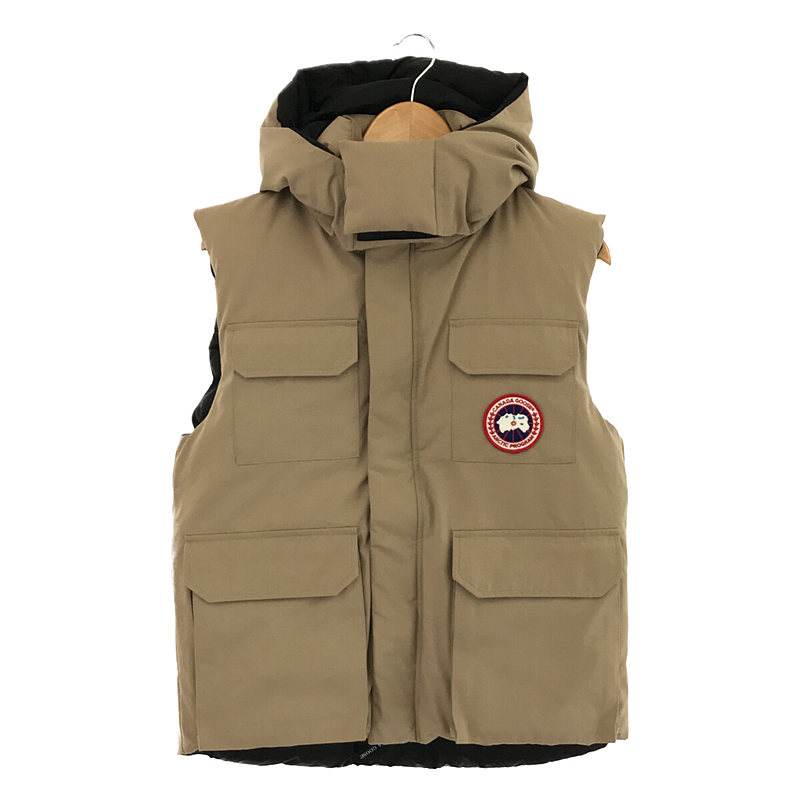 HUDSON ハドソン フード付き ダウン ベスト ホログラム有CANADA GOOSE / カナダグース