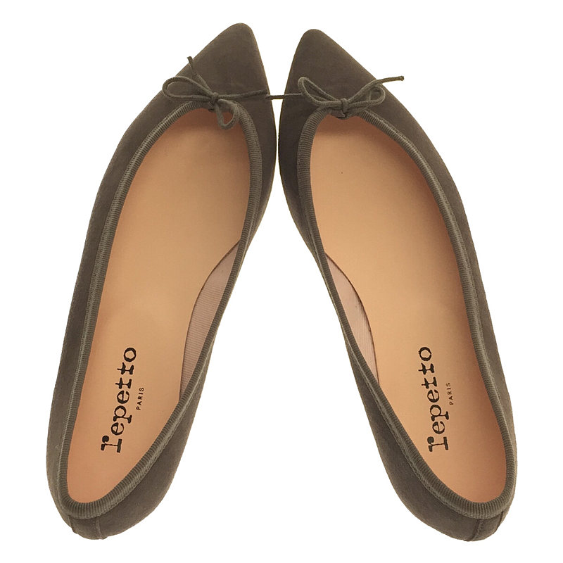 repetto / レペット BRIGITTE  BALLERINA スエード フラット リボン付き バレエシューズ 箱有