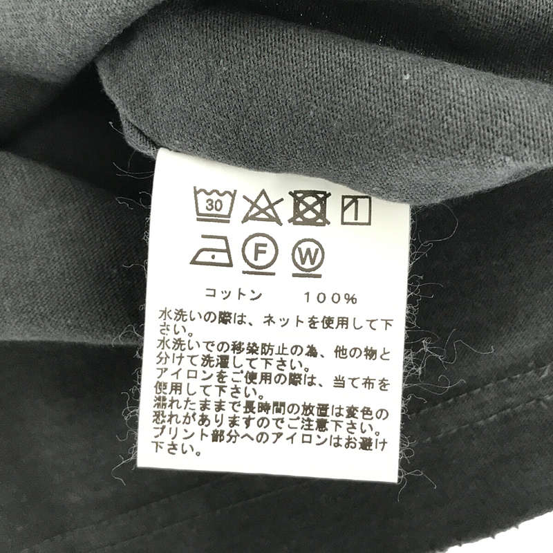 GOLD / ゴールド 東洋エンタープライズ PEACH BRUSHED COTTON INSIDE OUT TEE DAMAGE AGED W/PRINTED Tシャツ