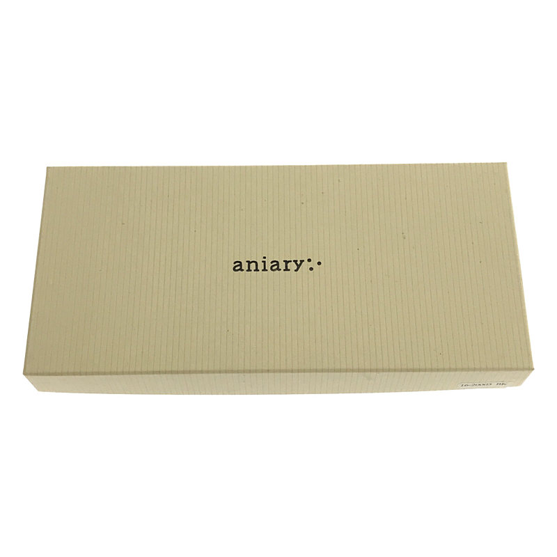 aniary / アニアリ 16-20003 Wave Leather  ラウンドL 長財布 ウォレット