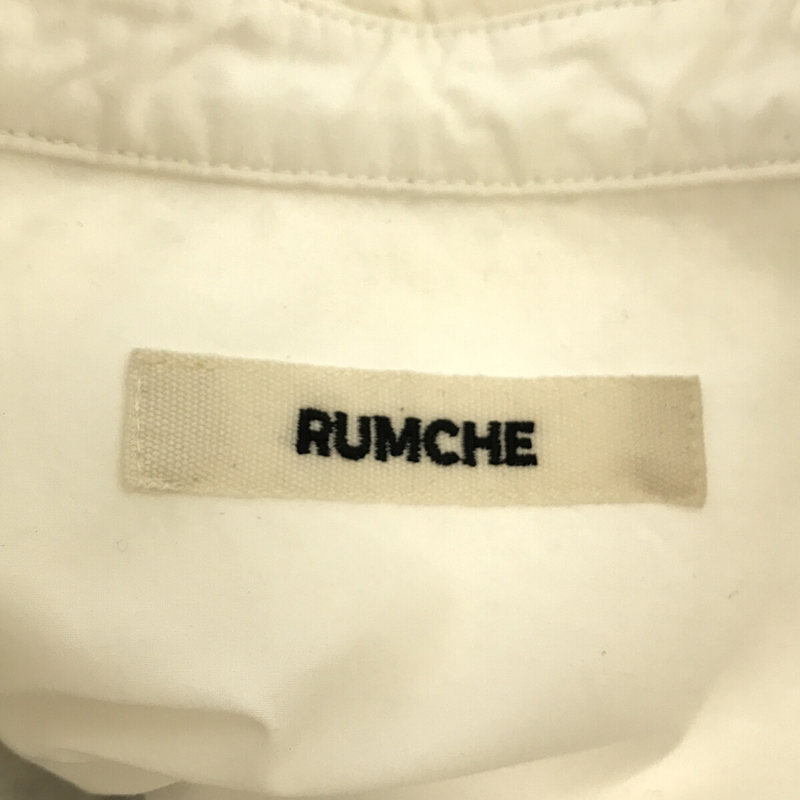RUMCHE / ラム・シェ Knit Bonding Shirt One-piece ニットボンディングシャツワンピース