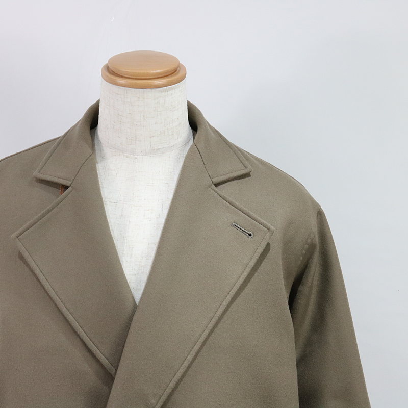 AURALEE / オーラリー LIGHT MELTON OVER COAT ライトメルトンオ－バーコート