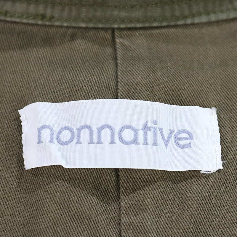 nonnative / ノンネイティブ ミリタリージップアップブルゾン