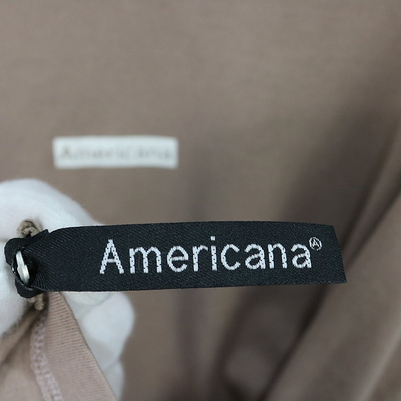 Americana / アメリカーナ ボックスロゴカットソーワンピース