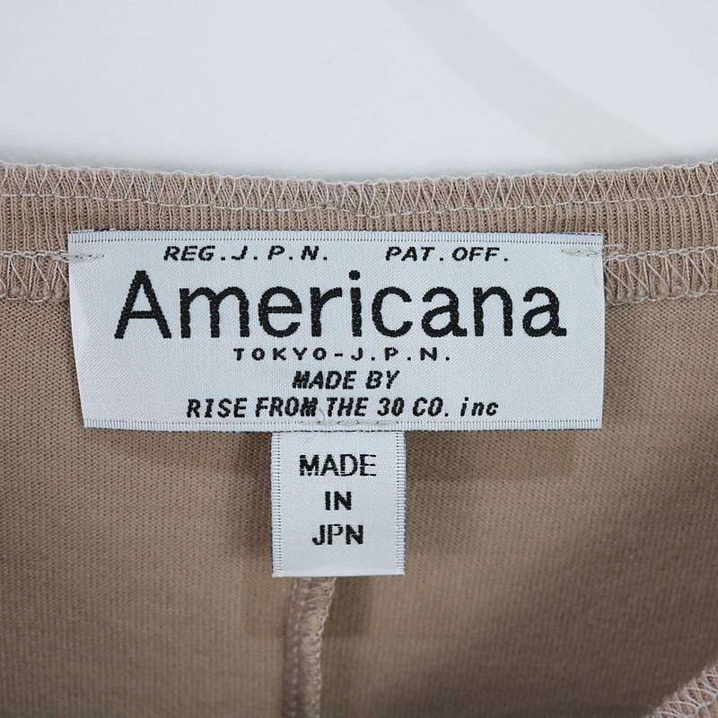 Americana / アメリカーナ ボックスロゴカットソーワンピース