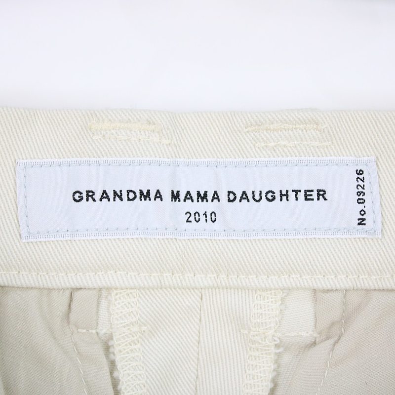 grandma MAMA daughter / グランマ ママ ドーター コットンストレッチバルーンパンツ