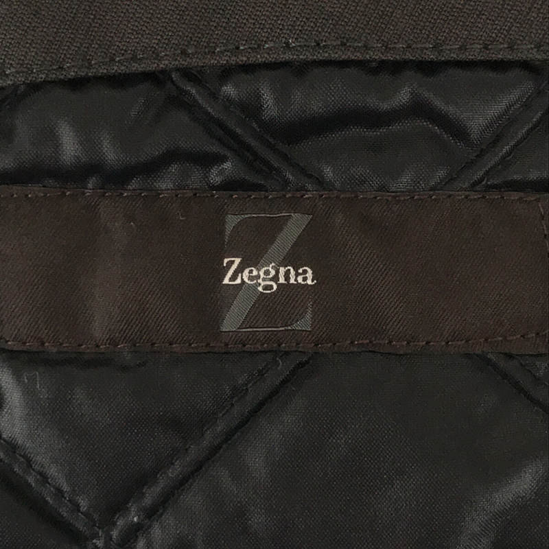 Z ZEGNA / ジーゼニア フルジップ リブ切替 ブルゾン ジャケット 裏地キルティング