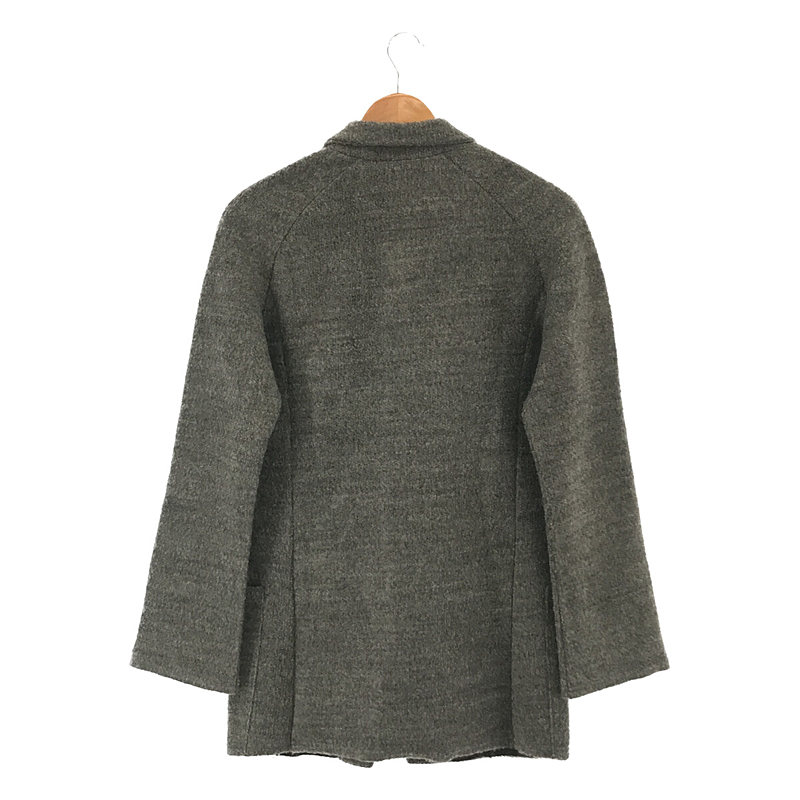 OURET / オーレット WOOL PILE KNIT TWEED SHAWL COLLAR JACKET ウール パイル ニット ツイード ショールカラー ジャケット