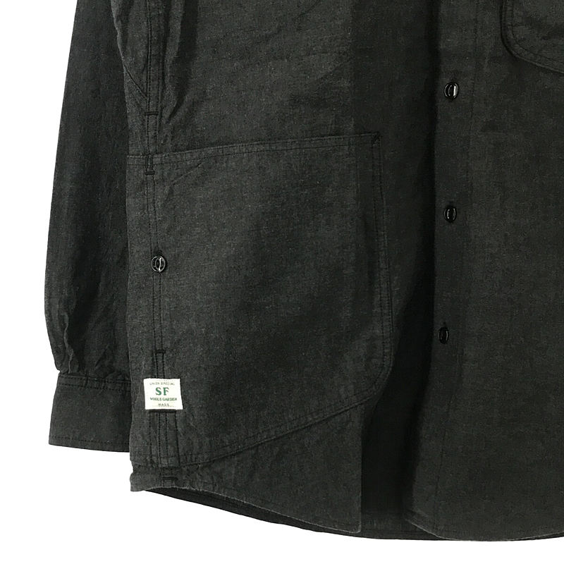 SASSAFRAS / ササフラス タグ付きDiggin Half / 6oz Chambray SF-211825 ディッギンハーフ シャンブレー シャツ ジャケット