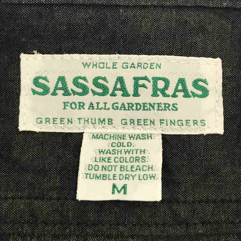 SASSAFRAS / ササフラス タグ付きDiggin Half / 6oz Chambray SF-211825 ディッギンハーフ シャンブレー シャツ ジャケット