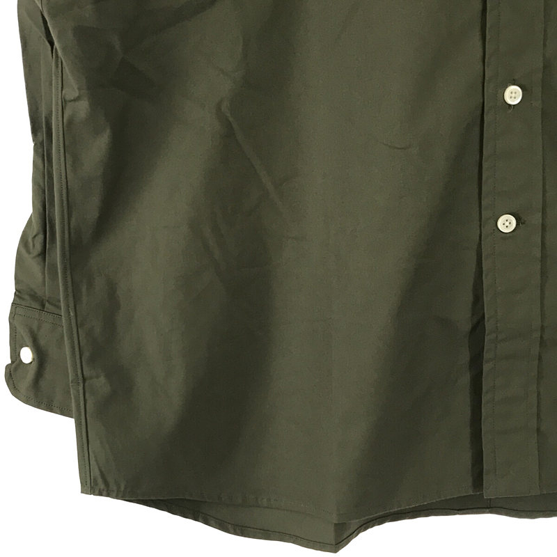 SUNNY ELEMENT / サニーエレメント Park Shirt チンストラップ バンドカラー パーク シャツ OLIVE