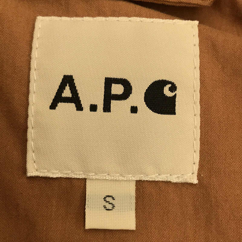 A.P.C. / アーペーセー × Carhartt / カーハート コラボ 別注 刺繍ロゴ ダウン ベスト