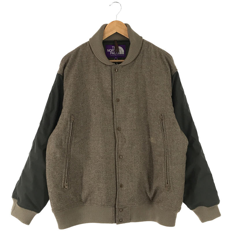 2022AW タグ付き Herringbone Tweed Jacket NY2261N リサイクル ウール バーシティー