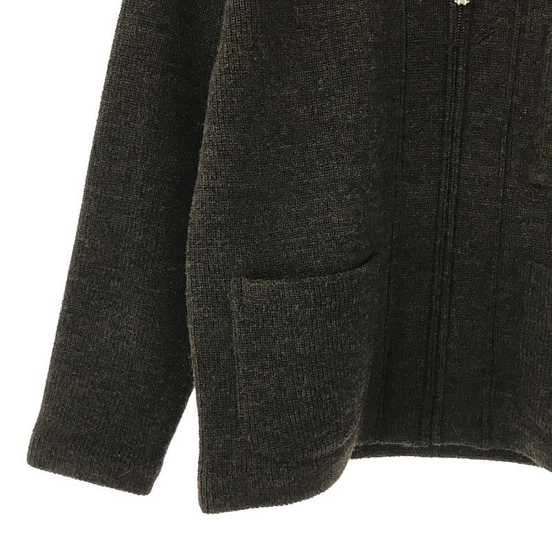 AtLast&Co / アットラスト HEAVY WORK CARDIGAN Vネック ジップ ワーク カーディガン