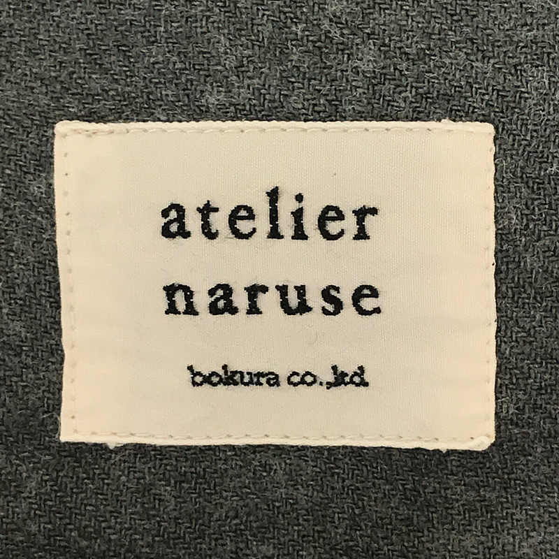 atelier naruse / アトリエナルセ ウールフラックスビエラ コートワンピース