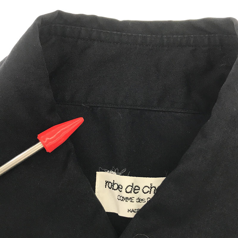 robe de chambre COMME des GARCONS / ローブドシャンブル コムデギャルソン 90sヴィンテージ ピンタック 丸襟ブラウス シャツ