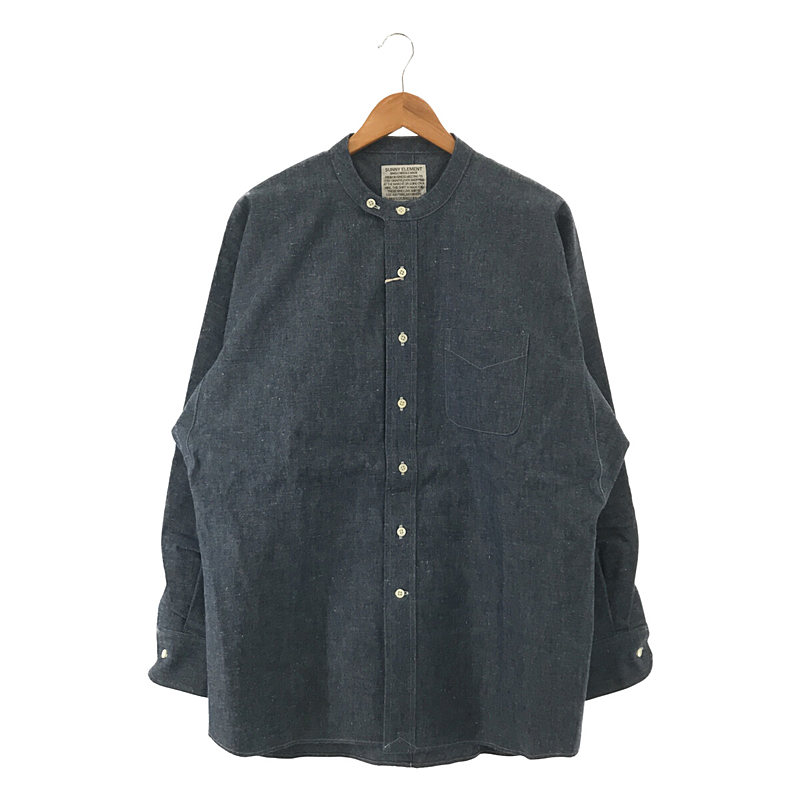 Park Shirt チンストラップ バンドカラー パーク シャツ Chambray