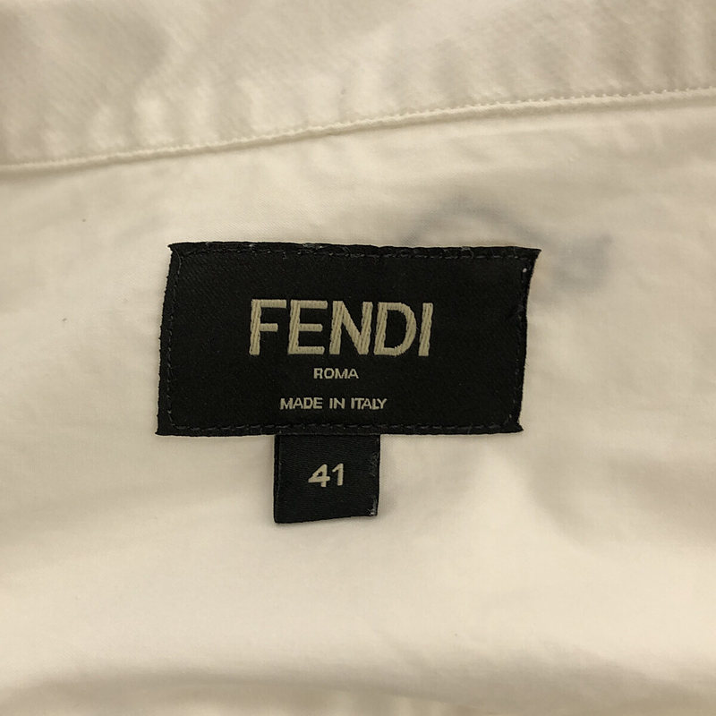 FENDI / フェンディ 電球モチーフ 刺しゅう オープンカラー 半袖シャツ