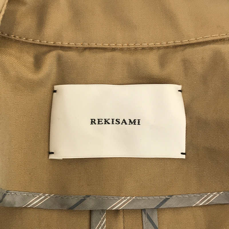 REKISAMI / レキサミ ドッキング スリット トレンチコート