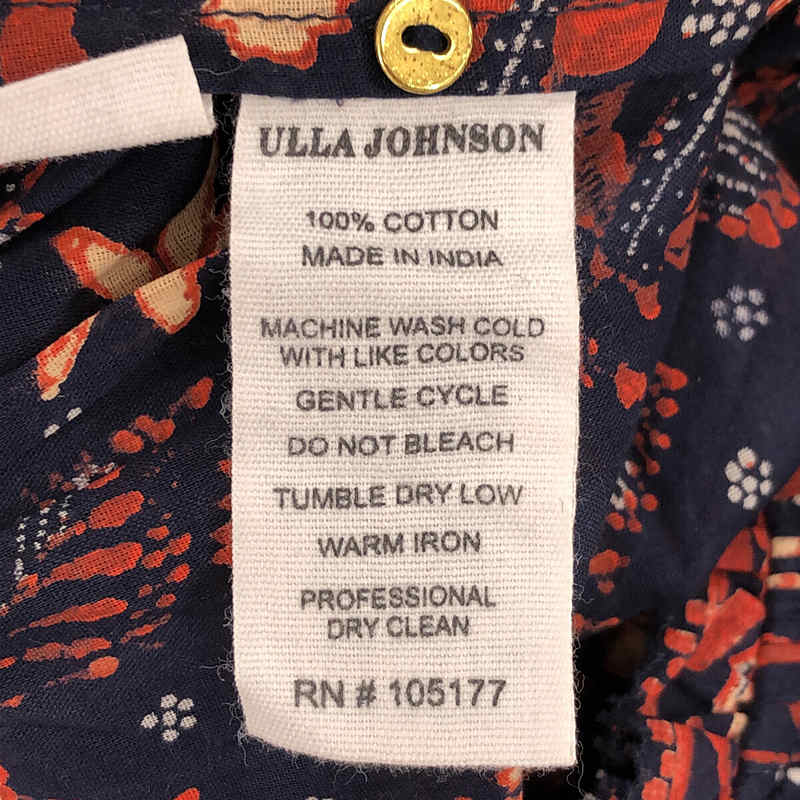 ULLA JOHNSON / ウラジョンソン 総柄 オールインワンパンツ