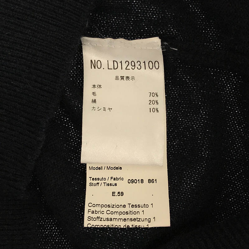 その他 装飾 カシミヤブレンド シルク ウール ニットプルオーバー