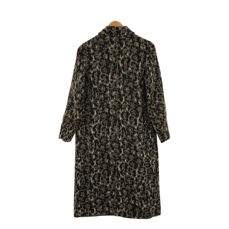 IENA LA BOUCLE / イエナラブークル JQDレオパード ステンカラーコート