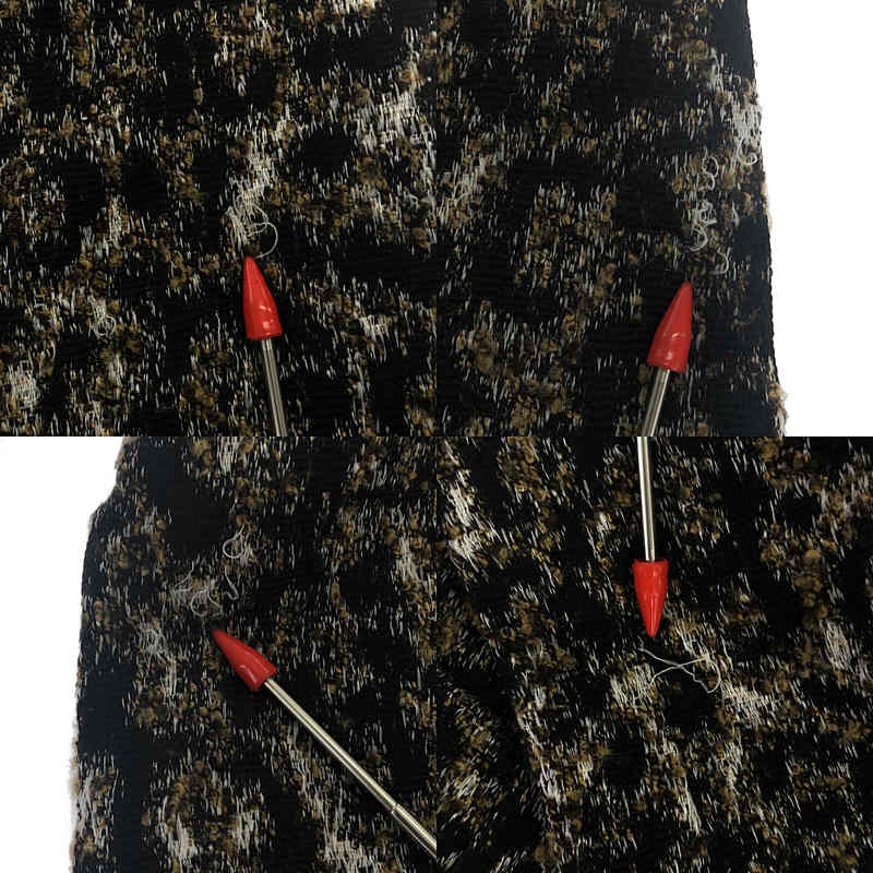 IENA LA BOUCLE / イエナラブークル JQDレオパード ステンカラーコート