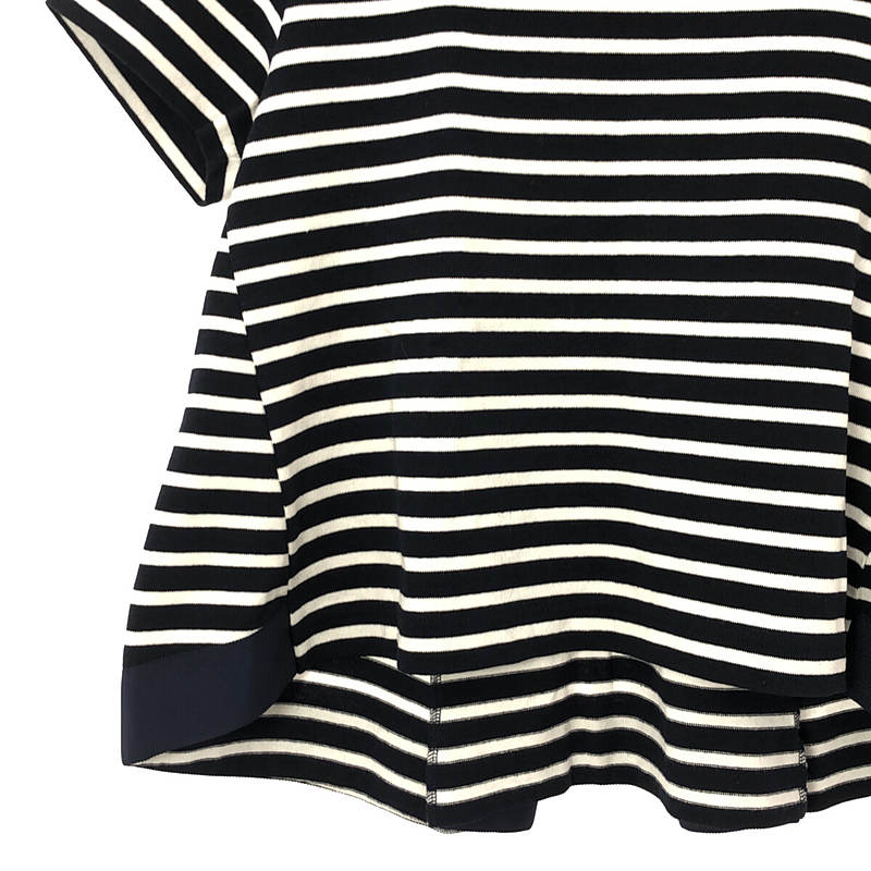 sacai / サカイ ボーダー プルオーバーカットソー