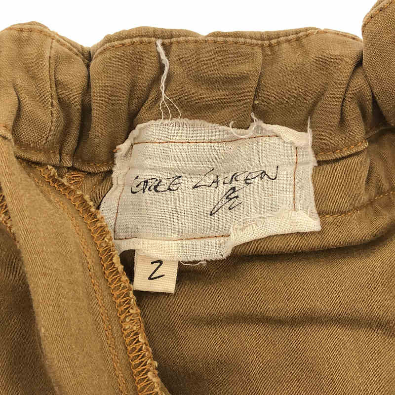 GREG LAUREN / グレッグローレン CARGO PANTS / メタルボタン ドローストリング ミリタリー アーミー カーゴパンツ