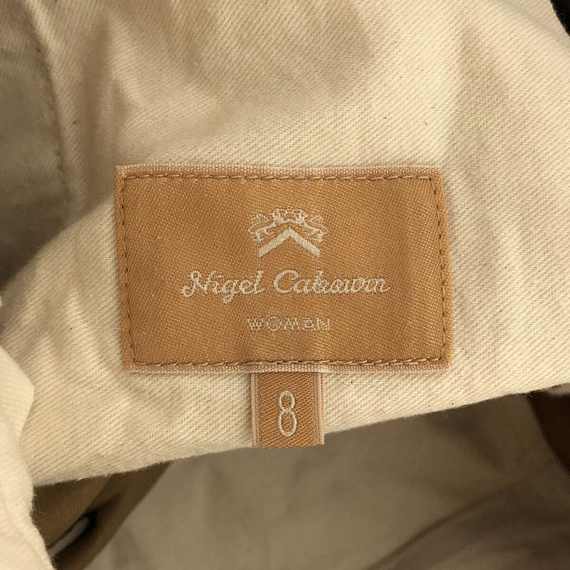 NIGEL CABOURN WOMAN / ナイジェルケーボンウーマン コットン ミリタリー シンチバック チノ トラウザーズ パンツ