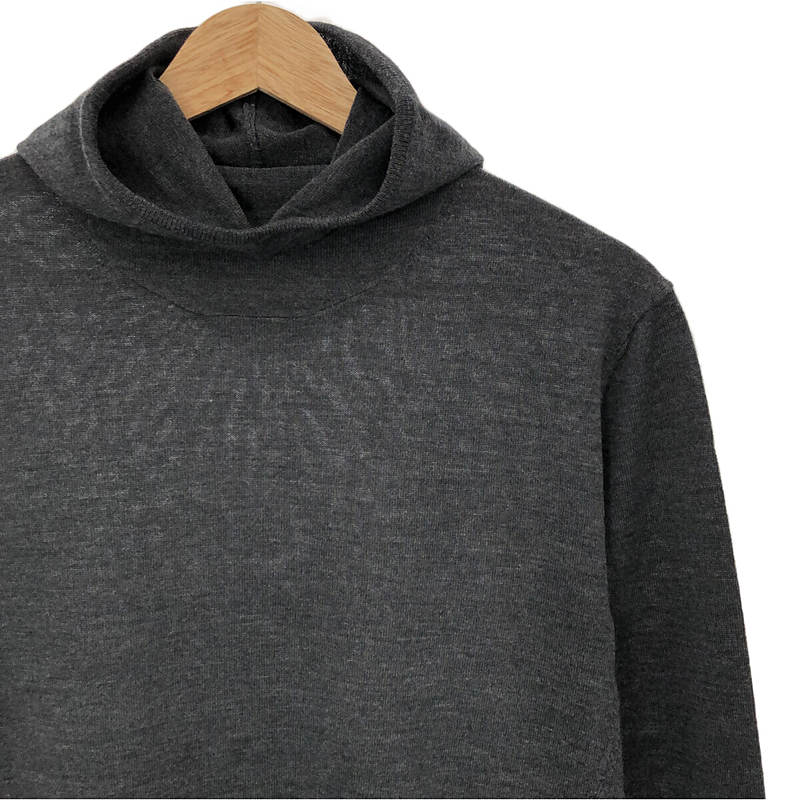 Little $uzie / リトルスージー Extra Fine Merino Wool Hooded Knit ウール フーデッドニット