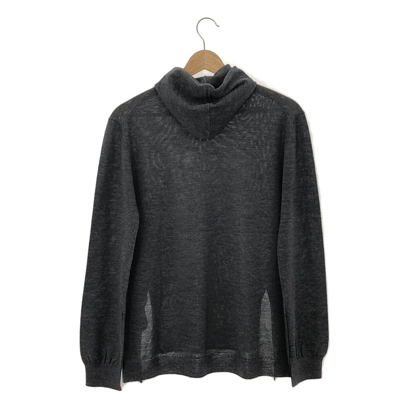 Little $uzie / リトルスージー Extra Fine Merino Wool Hooded Knit ウール フーデッドニット