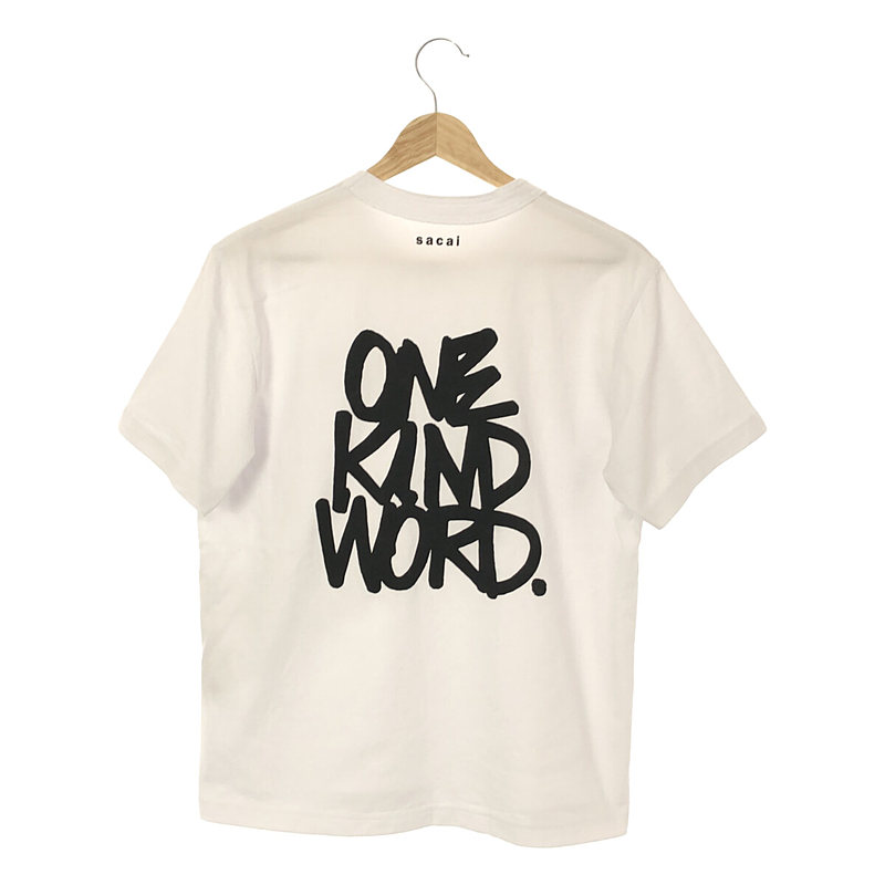 sacai / サカイ × Eric Haze / エリックヘイズ ONEKINDWORD 両面プリントTシャツ