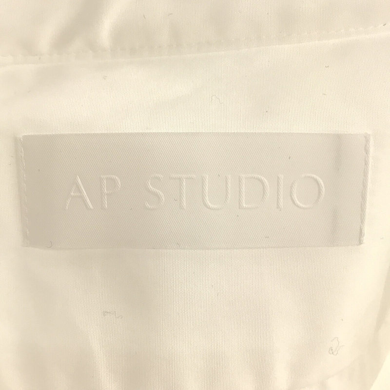 AP STUDIO / エーピーストゥディオ スタンドカラー コットン ロングシャツ