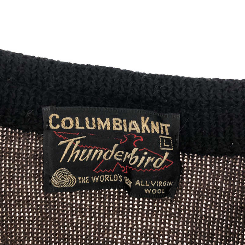 VINTAGE / ヴィンテージ古着 60s〜 COLUMBIA KNIT ウール メタルボタン カーディガン