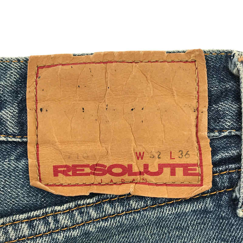 RESOLUTE / リゾルト 710 セルビッチ 5P ストレート デニムパンツ