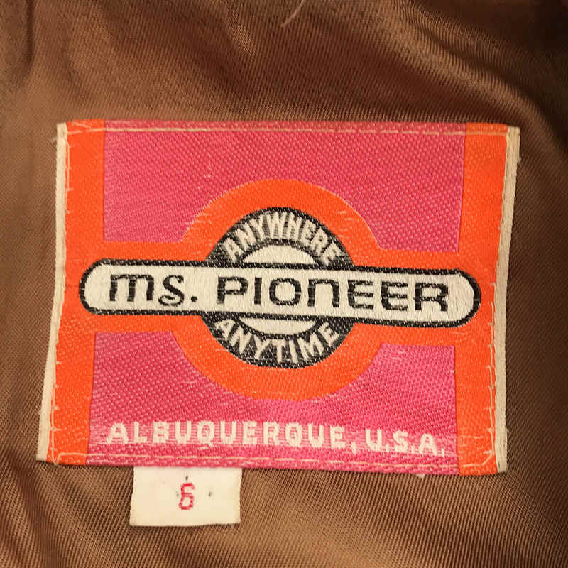 VINTAGE / ヴィンテージ古着 MS. PIONEER  70's フェイクファージャケット