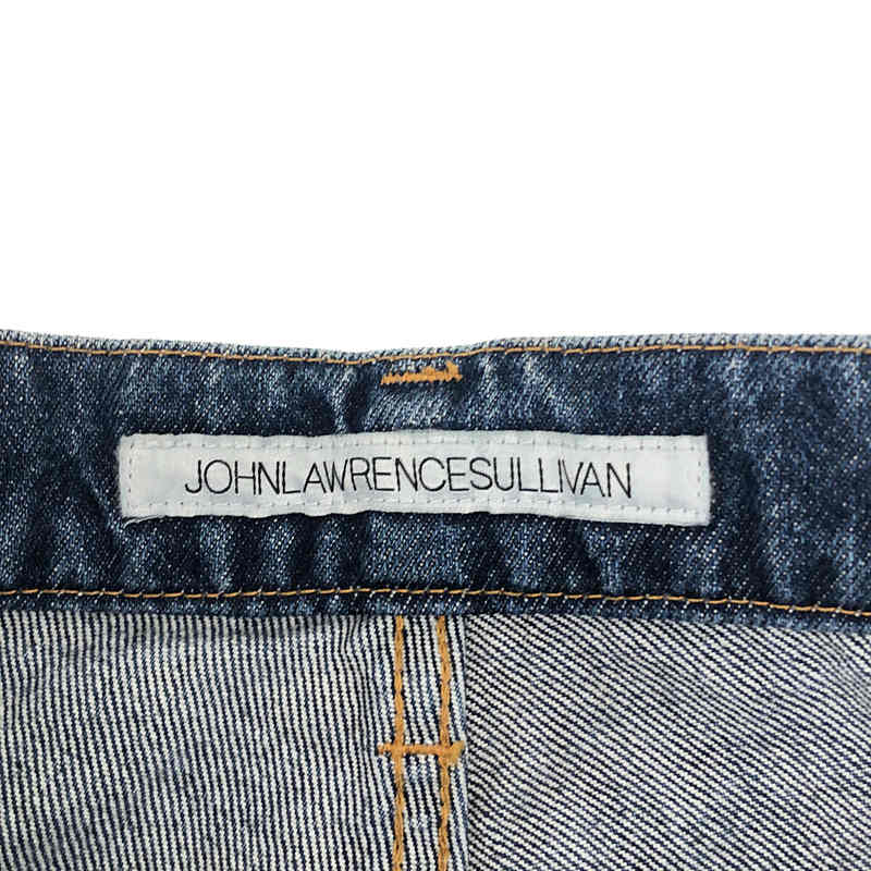 JOHN LAWRENCE SULLIVAN / ジョンローレンスサリバン DENIM & VEGAN LEATHER BI-COLOR PANTS パンツ