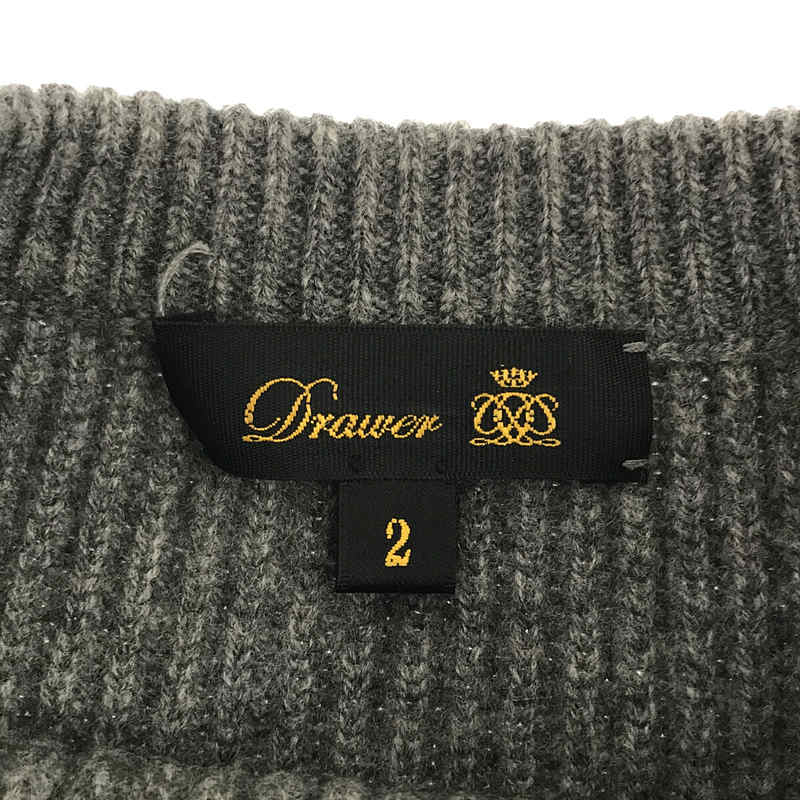 Drawer / ドゥロワー フレアスリーブ ニットワンピース