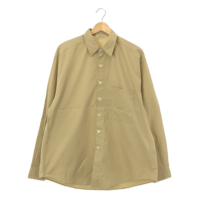 WASHED FINX TWILL BIG SHIRTS