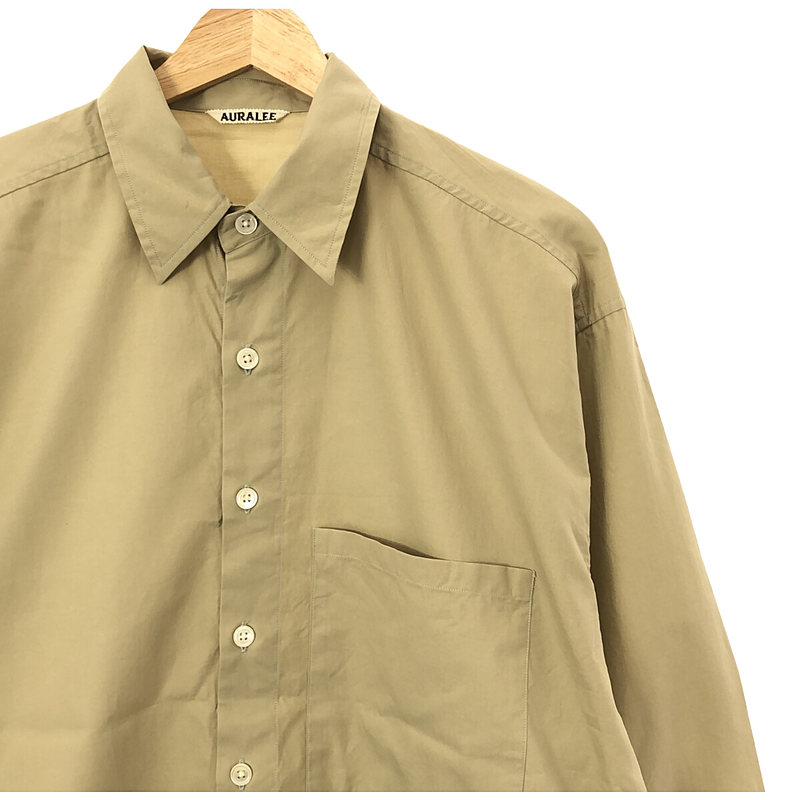 AURALEE / オーラリー WASHED FINX TWILL BIG SHIRTS