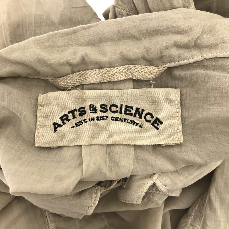 ARTS&SCIENCE / アーツアンドサイエンス コットン プルオーバーロングシャツ