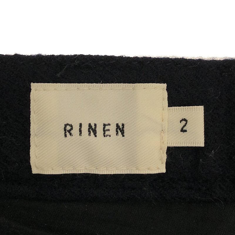 RINEN / リネン 製品洗い ウール ストレートスラックス