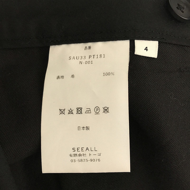 SEEALL / シーオール MANCHESTER PANTS パンツ