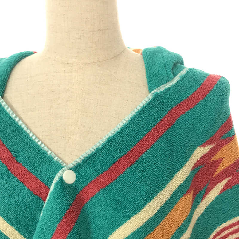 HYSTERIC GLAMOUR / ヒステリックグラマー ヒスガールネイティブ柄 フード付き 今治タオル ポンチョ