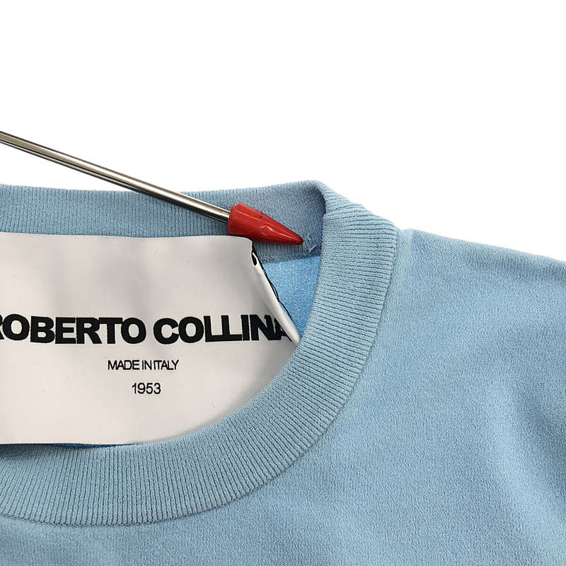 ROBERTO COLLINA / ロベルトコリーナ レーヨン ストレッチ クルーネック カットソー