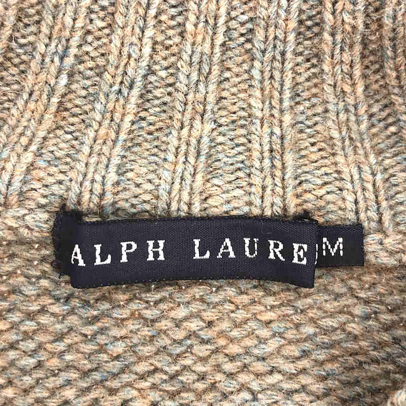 RALPH LAUREN / ラルフローレン カシミヤ ウール ハイネック ニットカーディガン