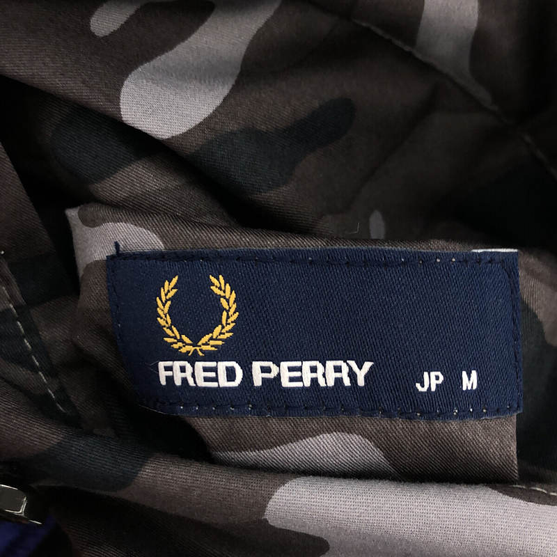 FRED PERRY / フレッドペリー リバーシブル カモフラージュ フーデッドジャケット