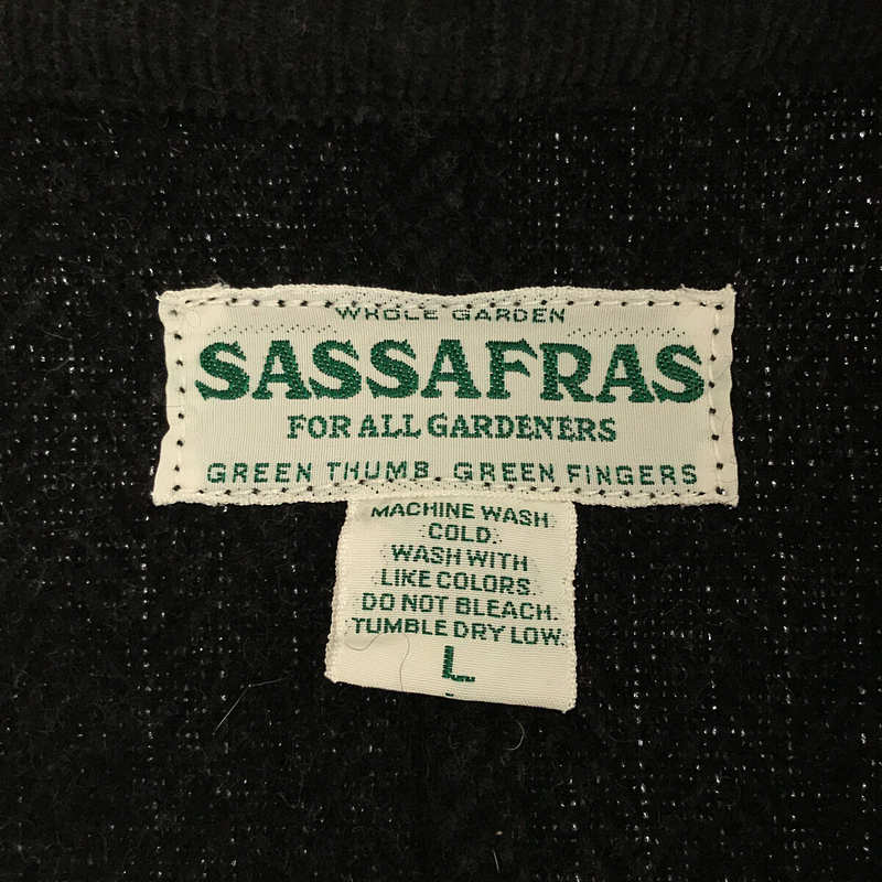 SASSAFRAS / ササフラス DIGS CREW TUBE COAT ヘリンボーン ツイード ディグス クルー チューブコート