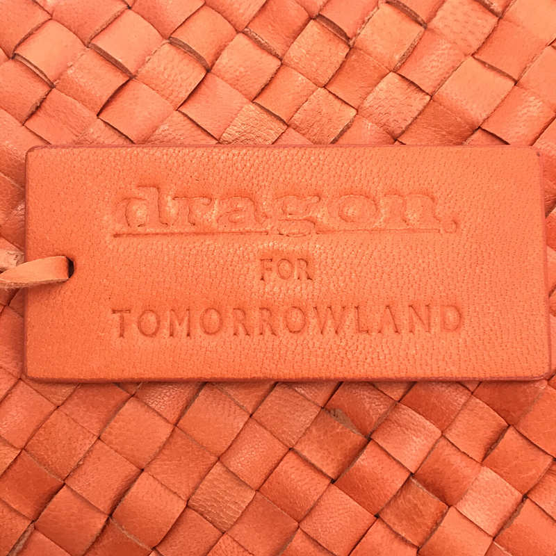 dragon / ドラゴン × TOMORROWLAND レザー 編み込み カゴバッグ